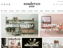 Tablet Screenshot of domesticoshop.com